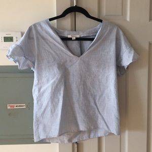 Madewell sundrift ruffle top